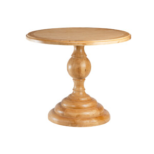 Round Rustic Wood Table