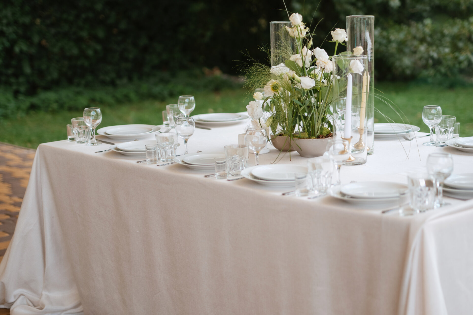 Ivory Rectangle Tablecloths and How to Size Them Right