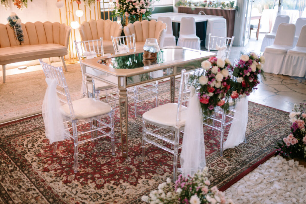 Ghost Chairs Disappear, So Plan What Guests See Through Them